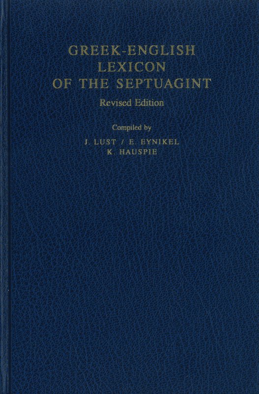 A Greek–English Lexicon of the Septuagint