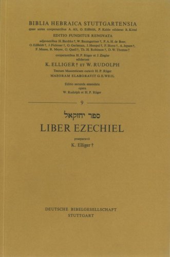 Biblia Hebraica Stuttgartensia - Liber Ezechiel