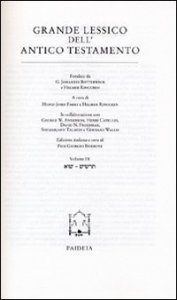 Grande lessico dell'Antico Testamento. Vol IX - saw - tarshish