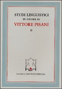 Studi linguistici in onore di Vittore Pisani